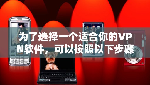 为了选择一个适合你的VPN软件，可以按照以下步骤进行