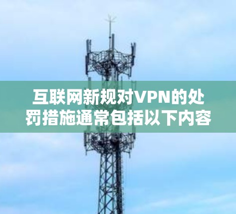 互联网新规对VPN的处罚措施通常包括以下内容