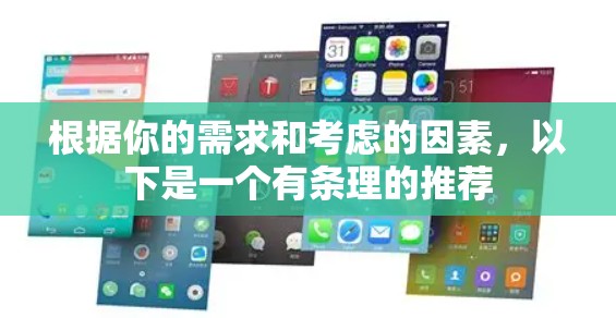 根据你的需求和考虑的因素，以下是一个有条理的推荐