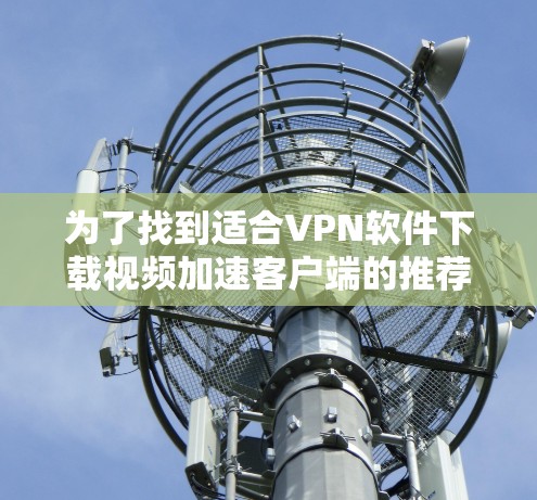 为了找到适合VPN软件下载视频加速客户端的推荐，我进行了以下分析和步骤