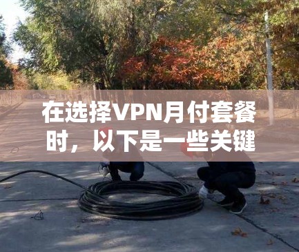 在选择VPN月付套餐时,以下是一些关键因素和建议,帮助你做出明智的选择